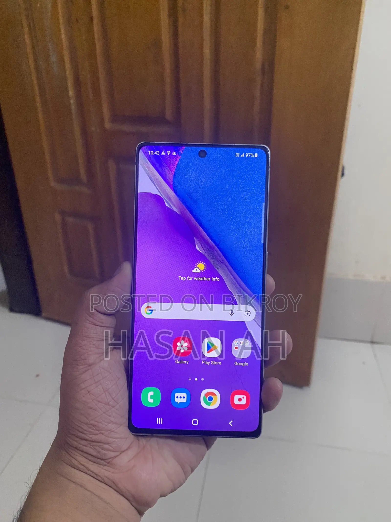 স্যামসাং গ্যালাক্সি নোট ২০ ৫জি ১২৮ জিবি কালো