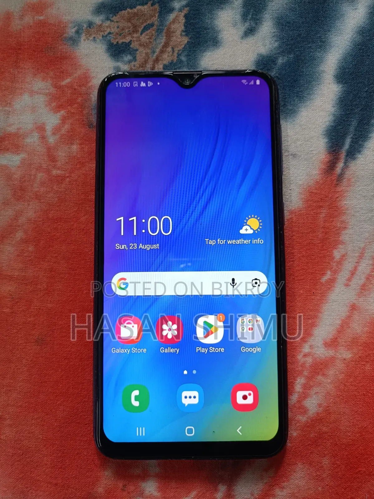 স্যামসাং গ্যালাক্সি এ১০ ৩২ জিবি নীল