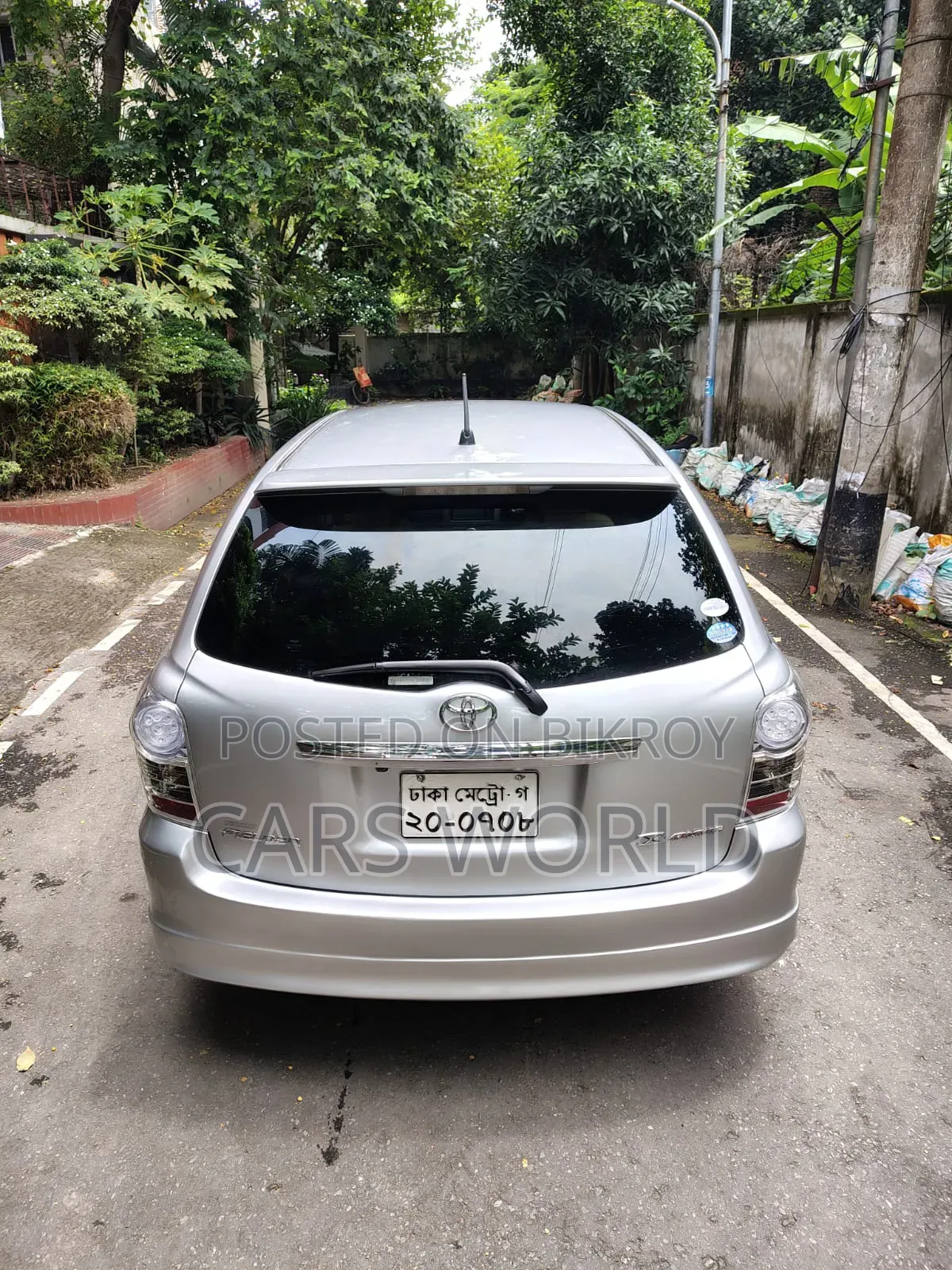 Toyota Corolla Fielder 2010 Silver