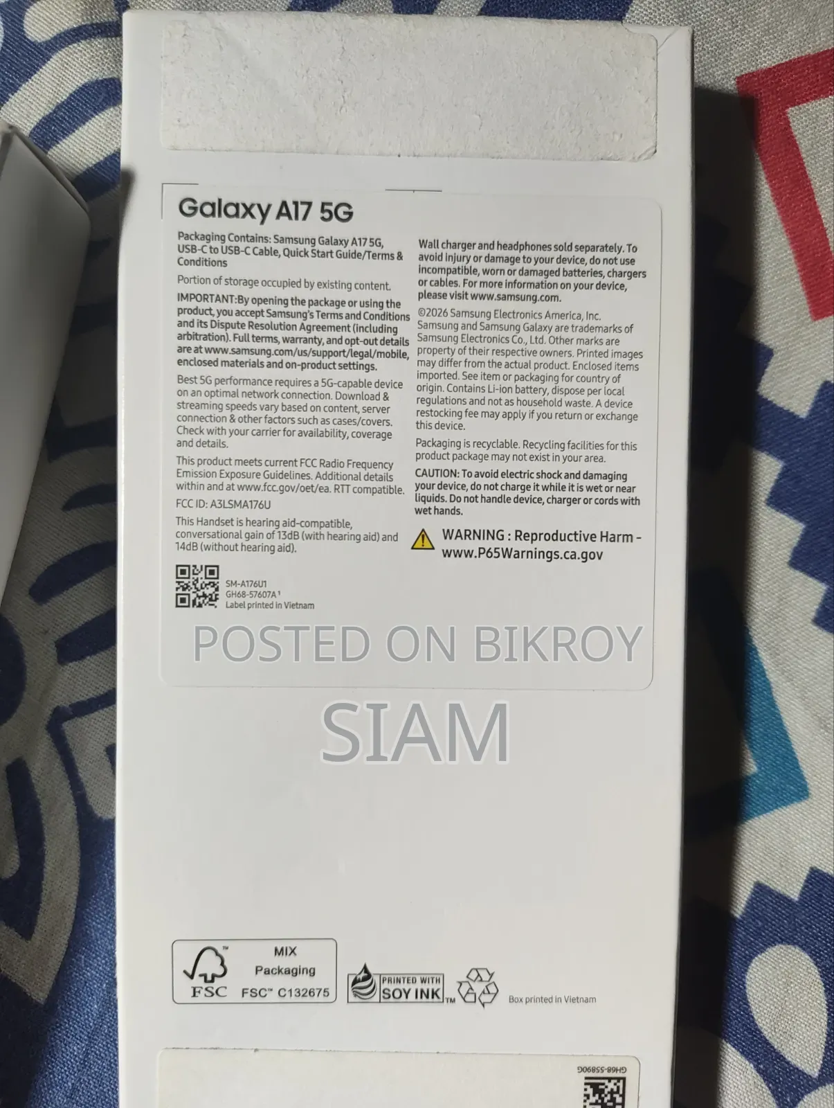 New Samsung Galaxy A17 5G 128 GB Black