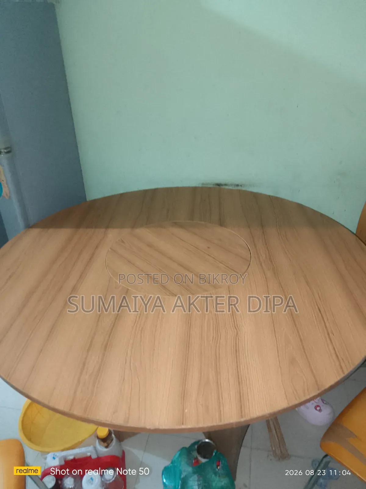 Dining table with 4 chairs for sale.