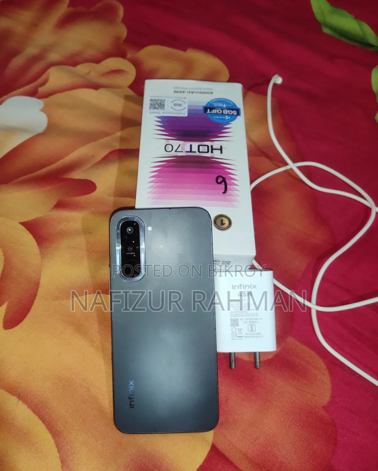 Infinix Hot 70 128 GB Black