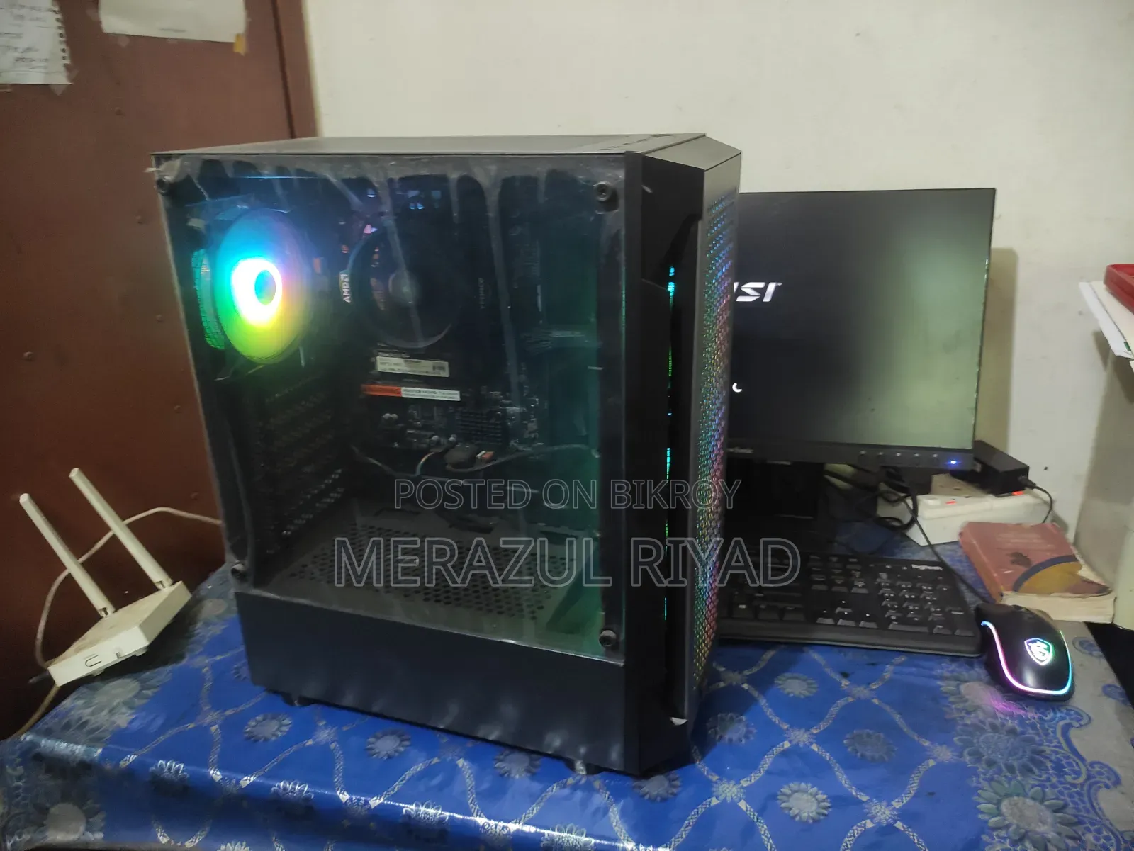 Desktop Computer Msi 16gb Amd Ryzen 5 SSD 512gb