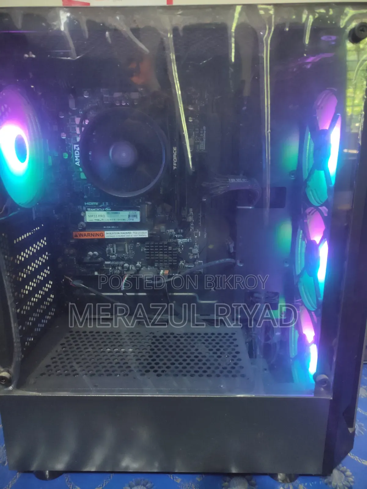 Desktop Computer Msi 16gb Amd Ryzen 5 SSD 512gb