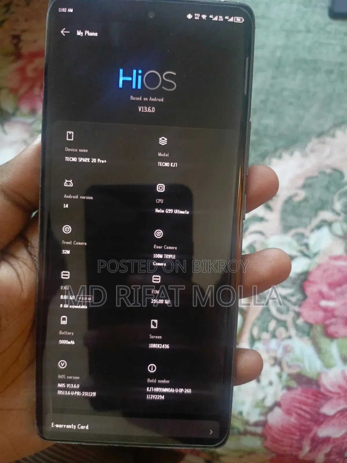 Tecno Spark 20 Pro Plus 256 GB Black