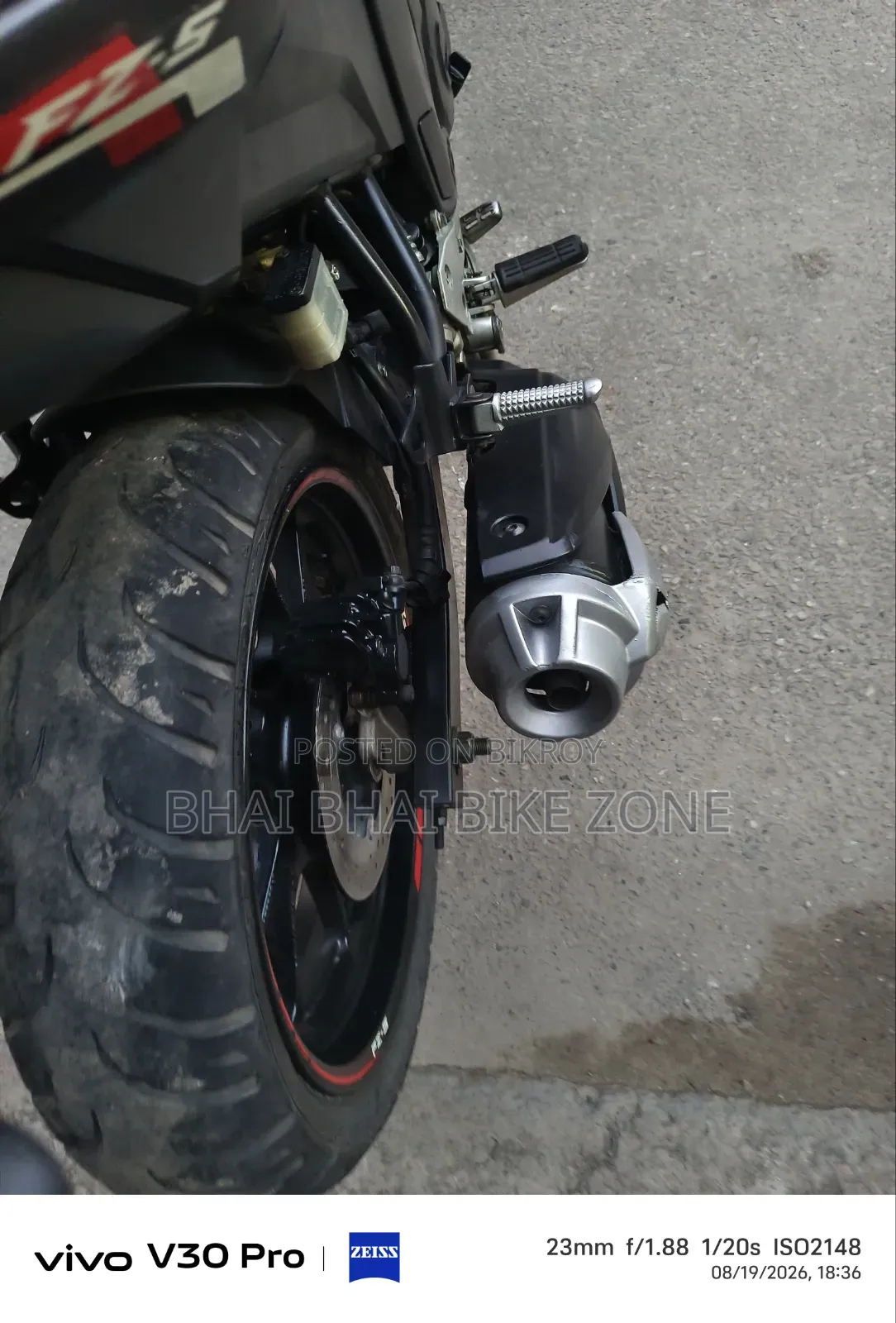 Yamaha FZS V2 2025 Black