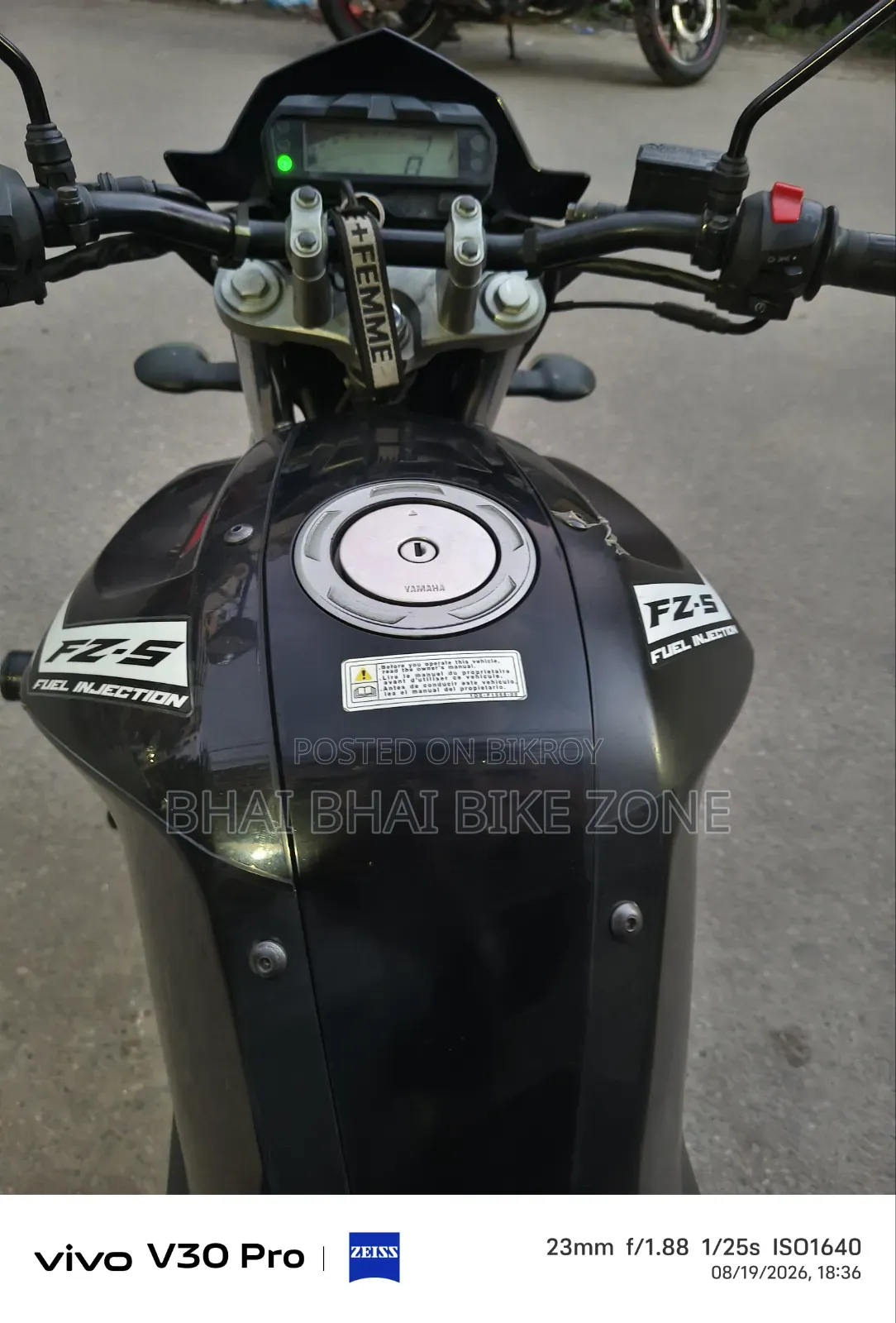 Yamaha FZS V2 2025 Black