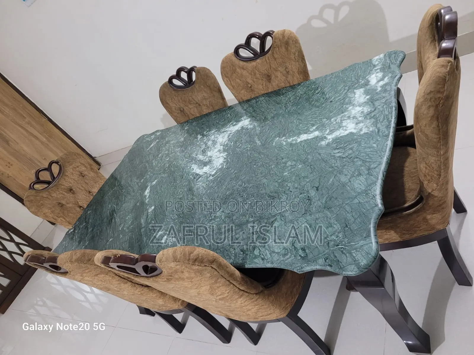 Marble Top Dining Table Up for Sale