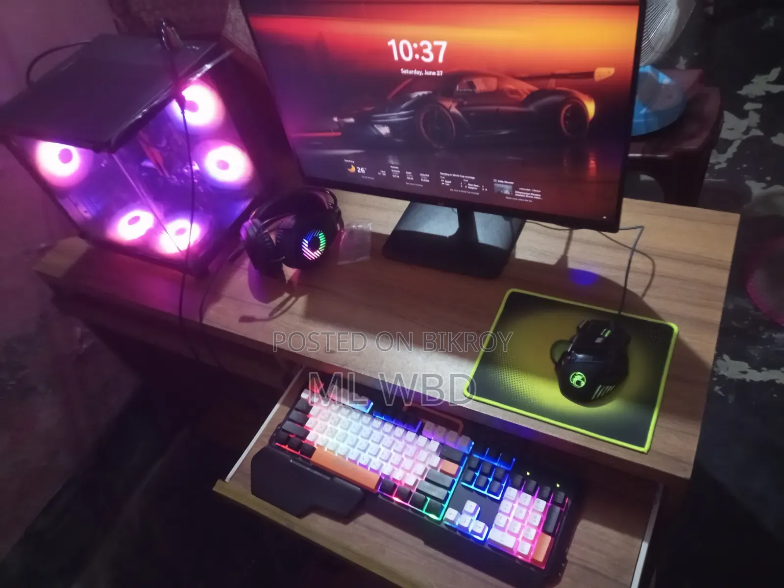 New Desktop Computer 16GB AMD Ryzen 7 SSD 500GB