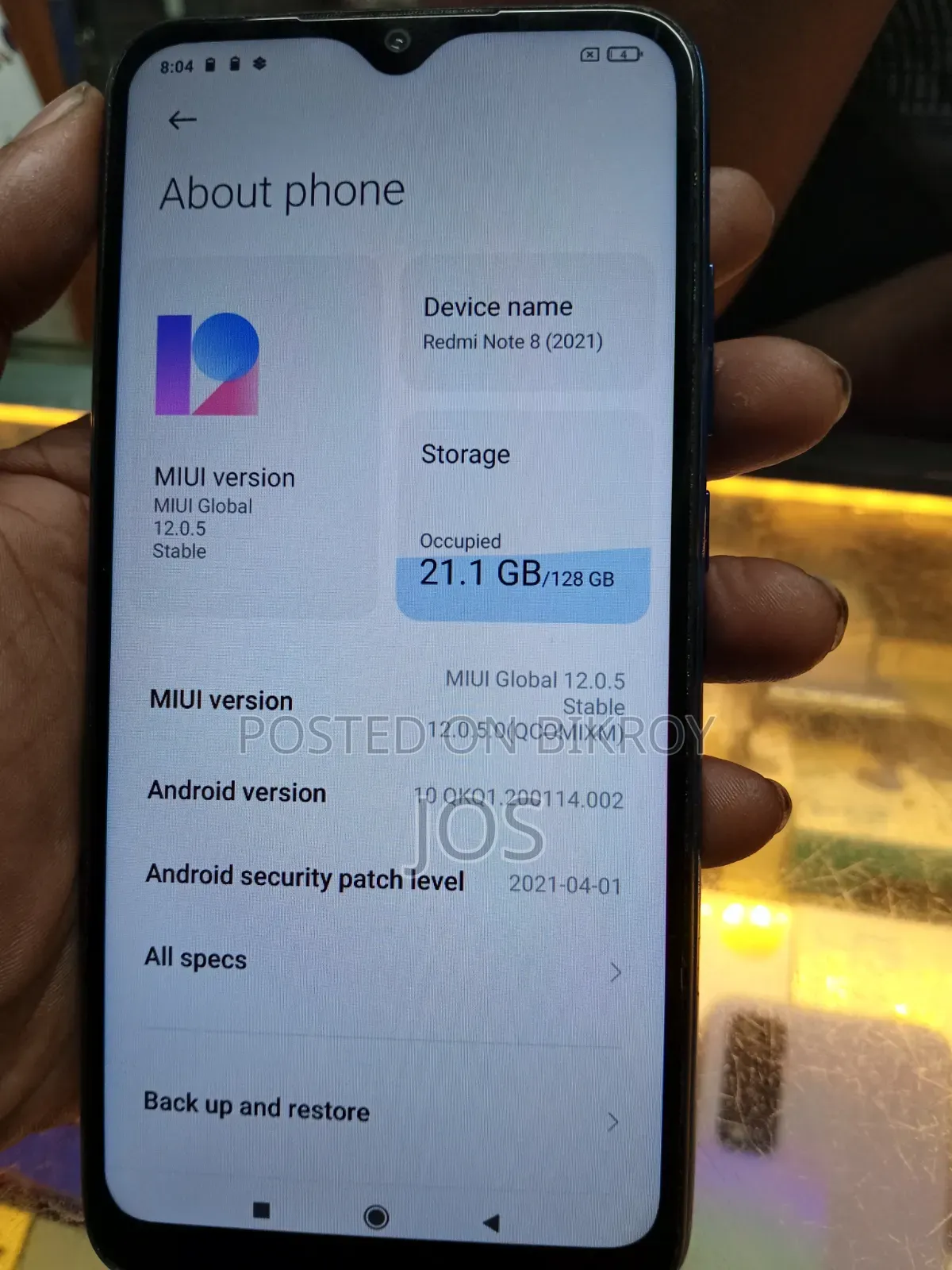 Xiaomi Redmi Note 8 128 GB Blue
