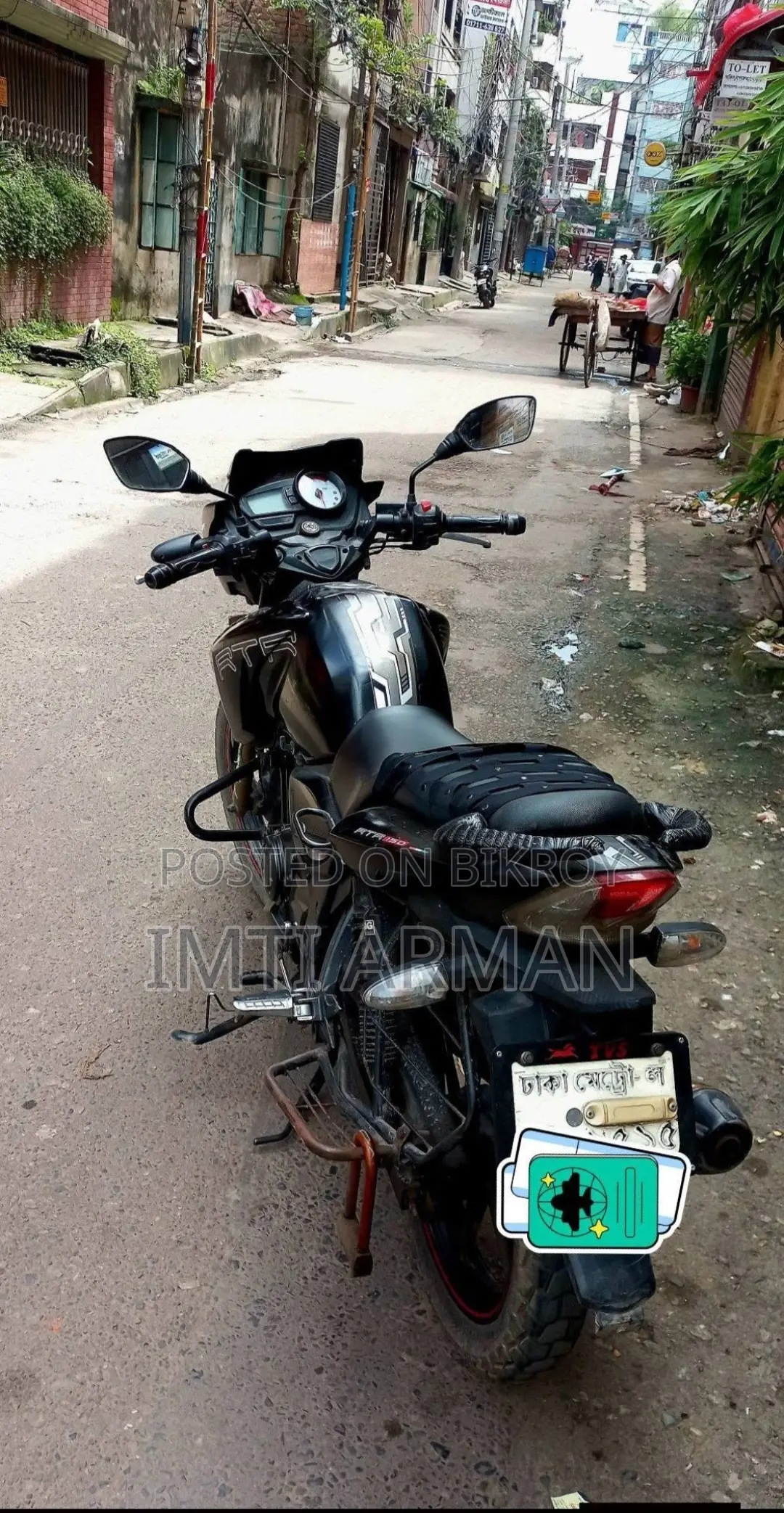 TVS Apache RTR 160 2V 2018 Black