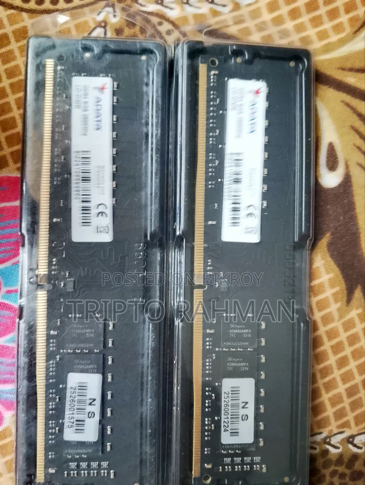 Adata Ddr4 8 Gb 2666 MHZ Desktop Ram