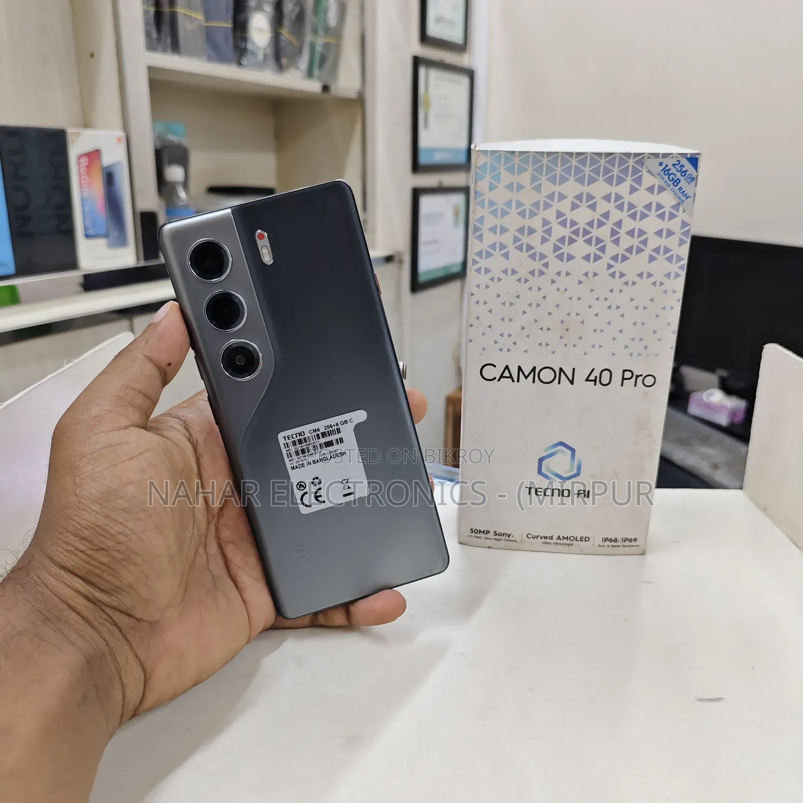 Tecno Camon 40 Pro 4G 256 GB Black