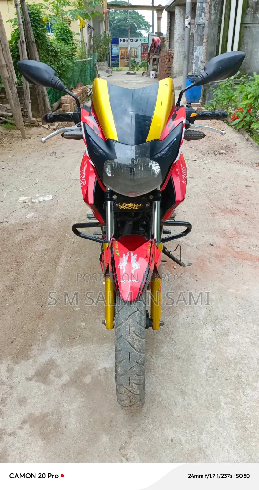 TVS Apache RTR 160 2V 2018 Red