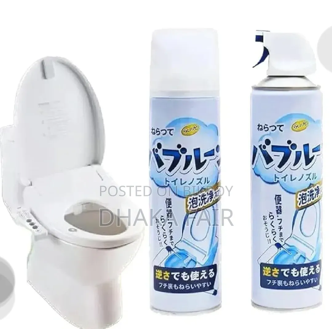 Clean Toilet Stains and Odor Using Toilet Cleaner Foam