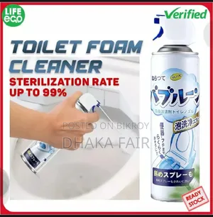 Clean Toilet Stains and Odor Using Toilet Cleaner Foam