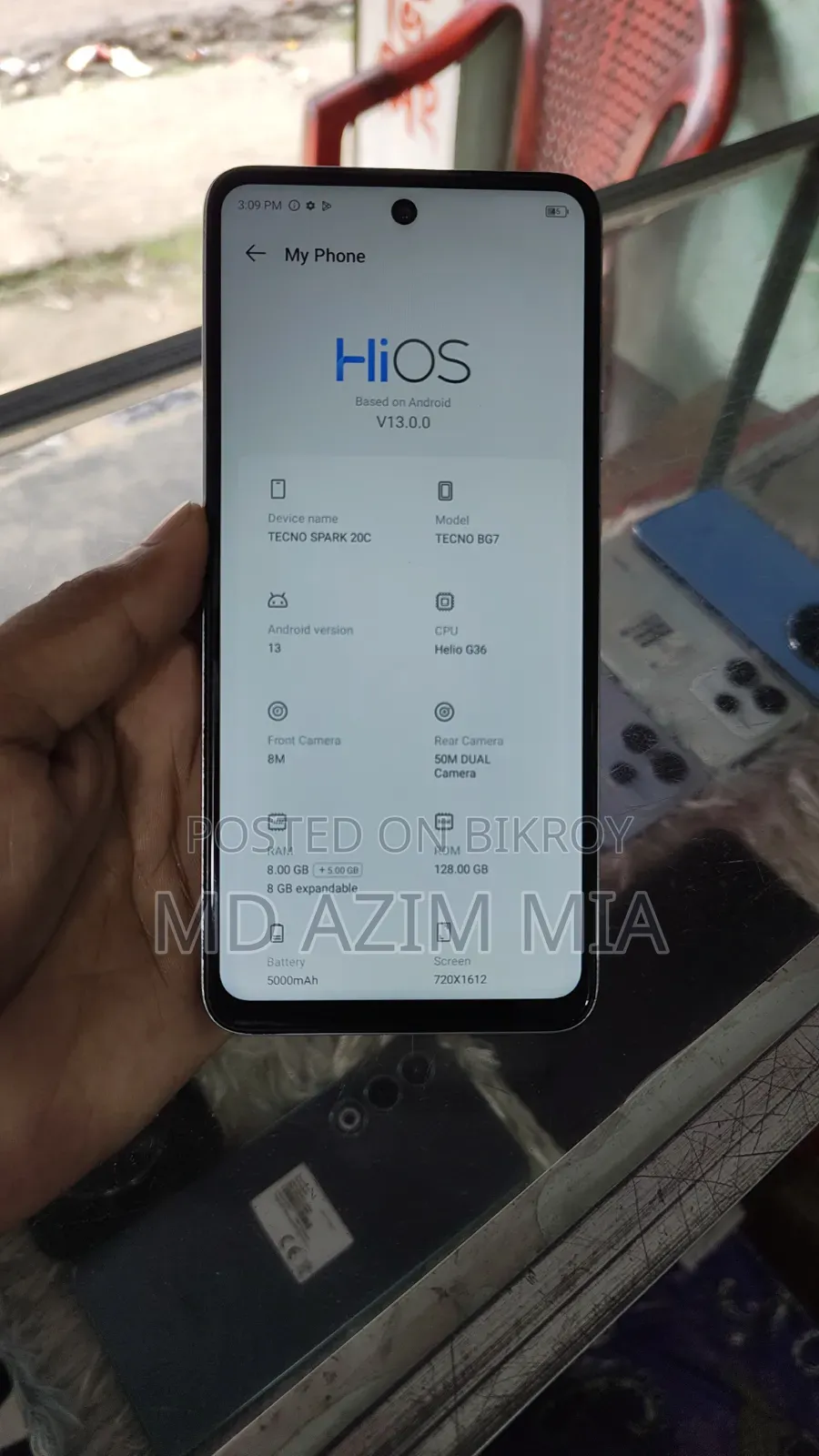 Tecno Spark 20C 128 GB White