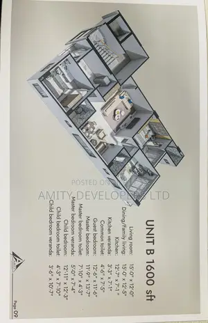 3 Bedroom Apartment in Amity Apartment &, Kotwali for sale