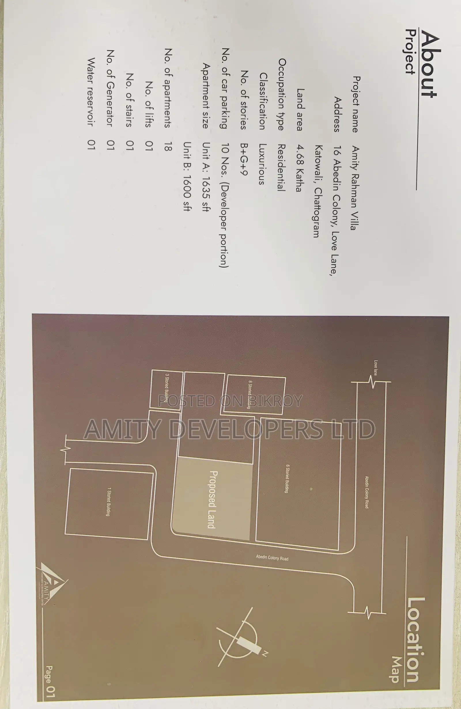 3 Bedroom Apartment in Amity Apartment &, Kotwali for sale