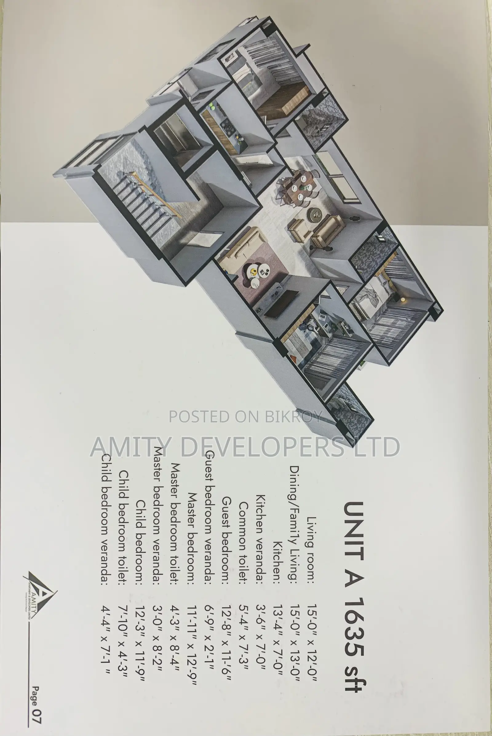 3 Bedroom Apartment in Amity Apartment &, Kotwali for sale