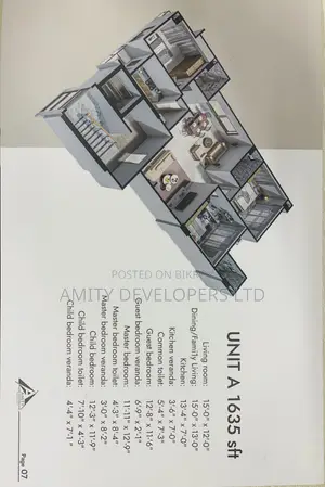 3 Bedroom Apartment in Amity Apartment &, Kotwali for sale