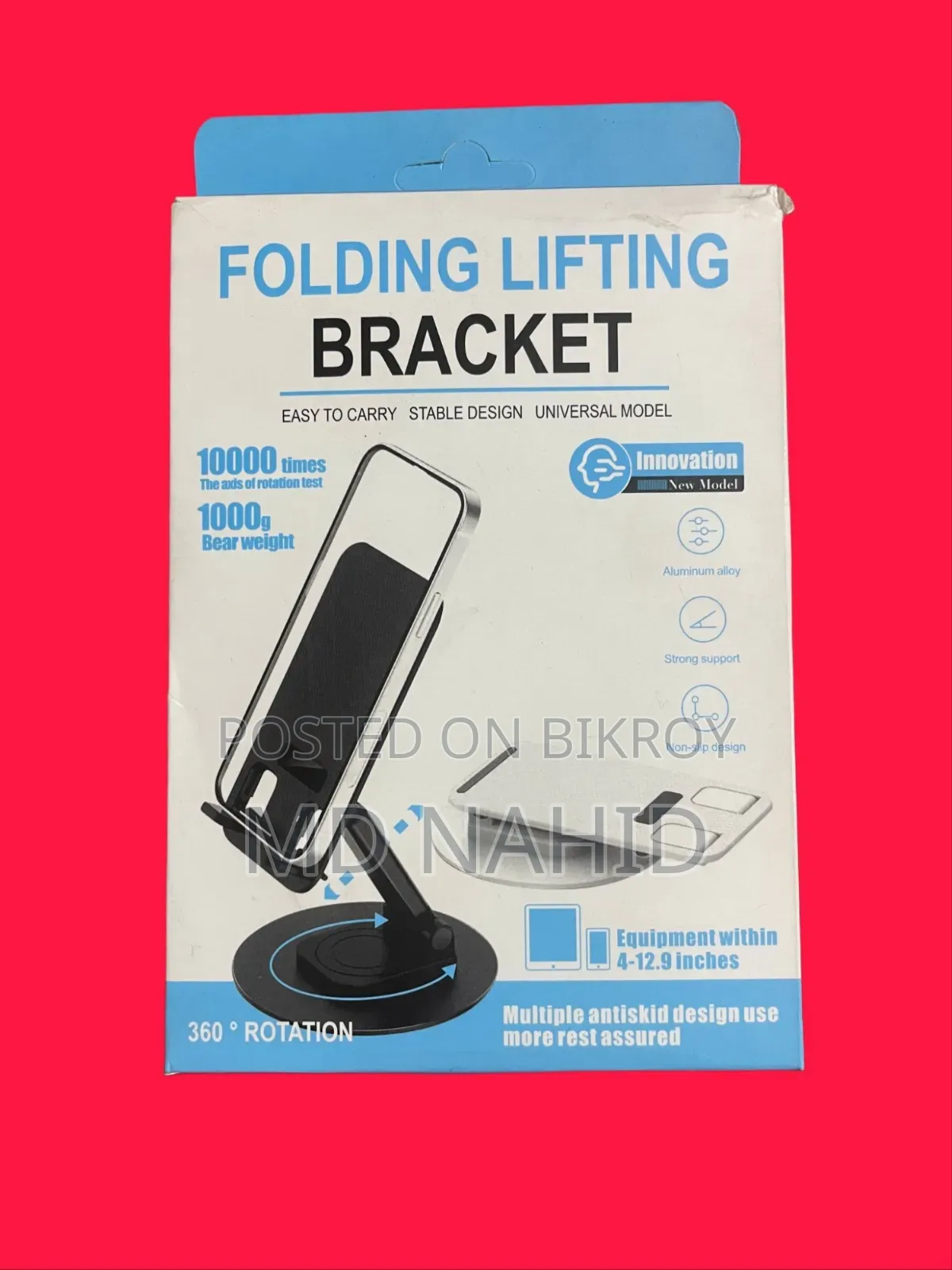 360° Rotation Folding Lifting Desktop Bracket