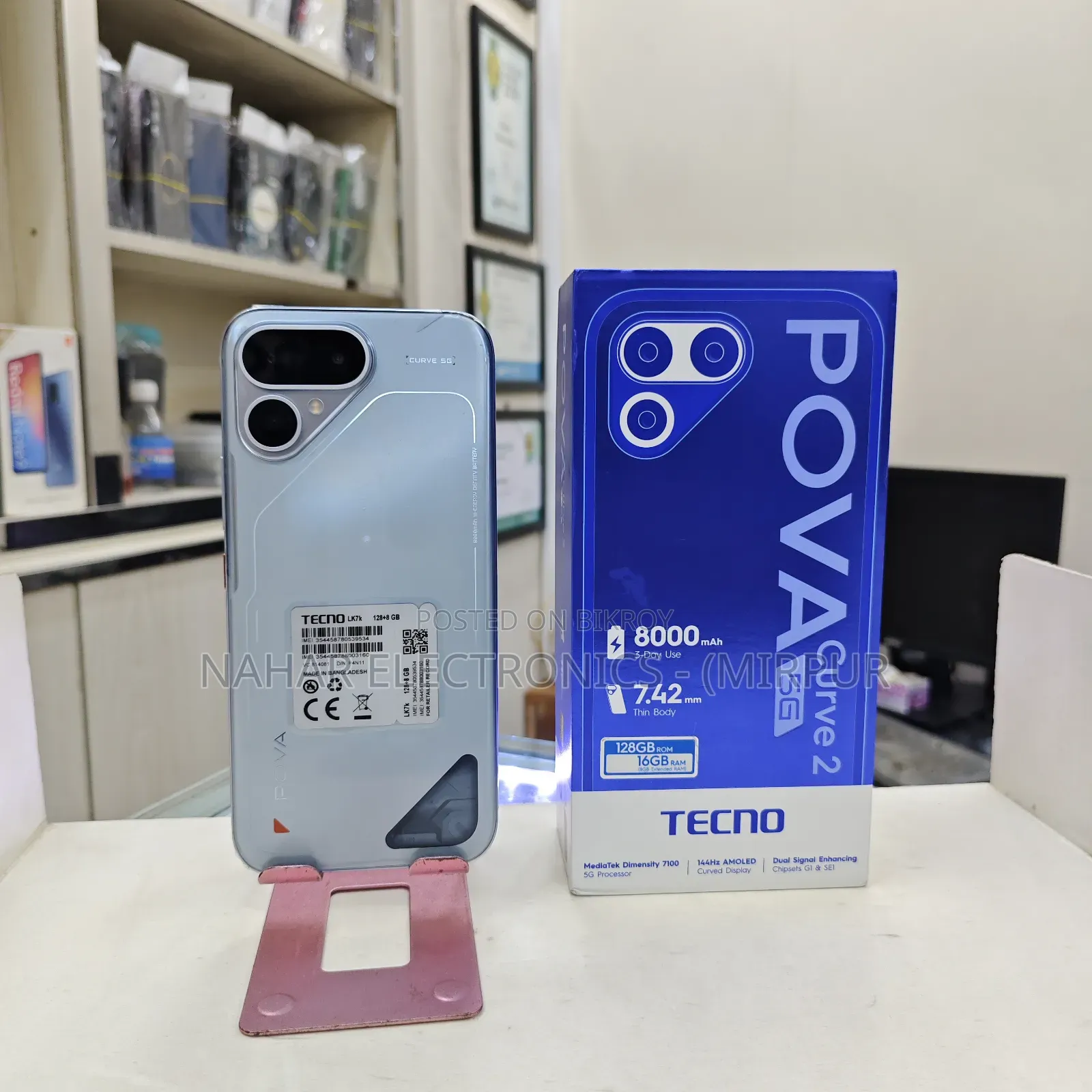 Tecno Pova Curve 2 5G 256 GB Silver