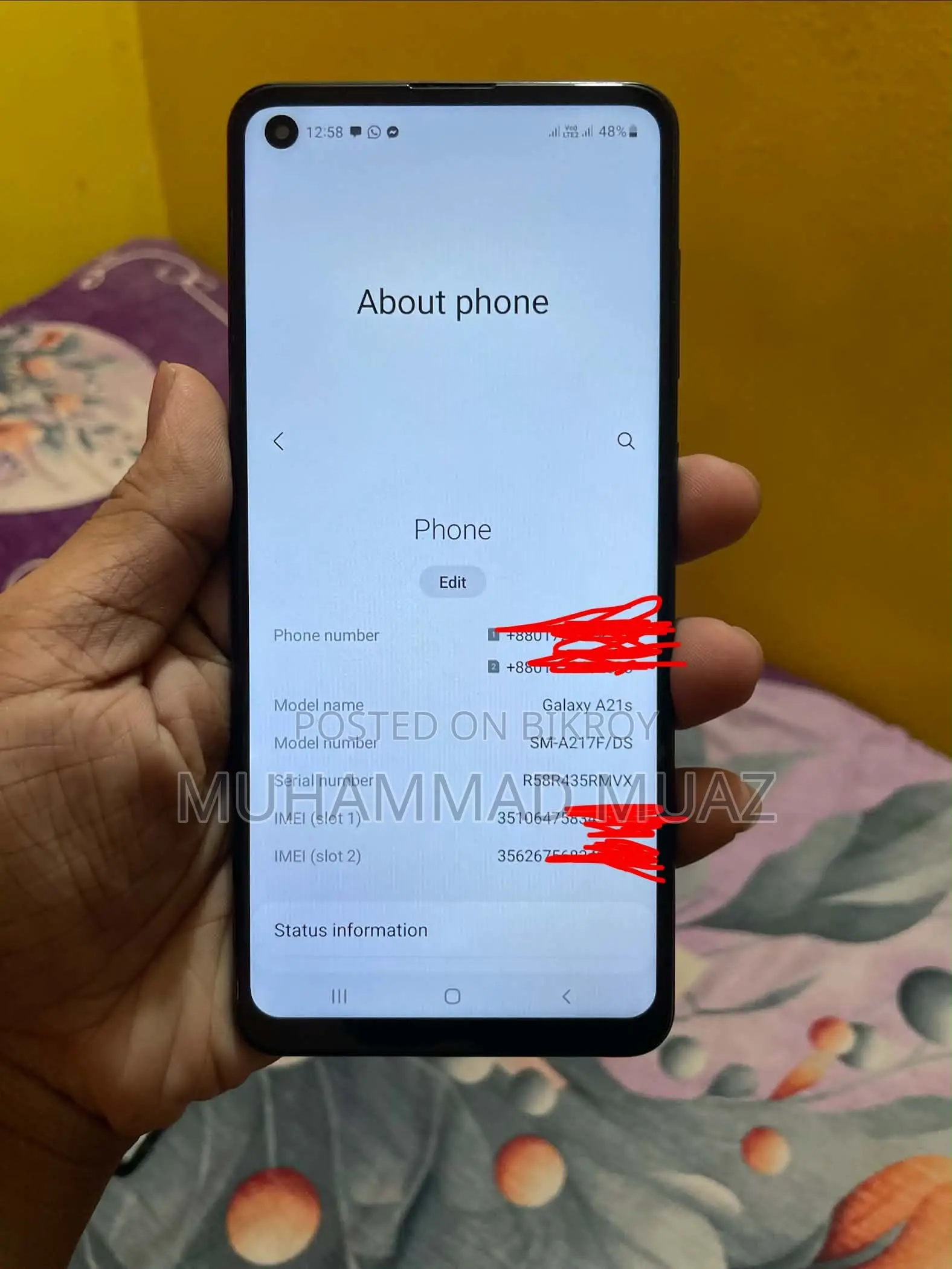 Samsung Galaxy A21s 64 GB Black