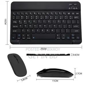 Wireless Mouse & Keyboard Combo Kit (Slim & Stylish Design)