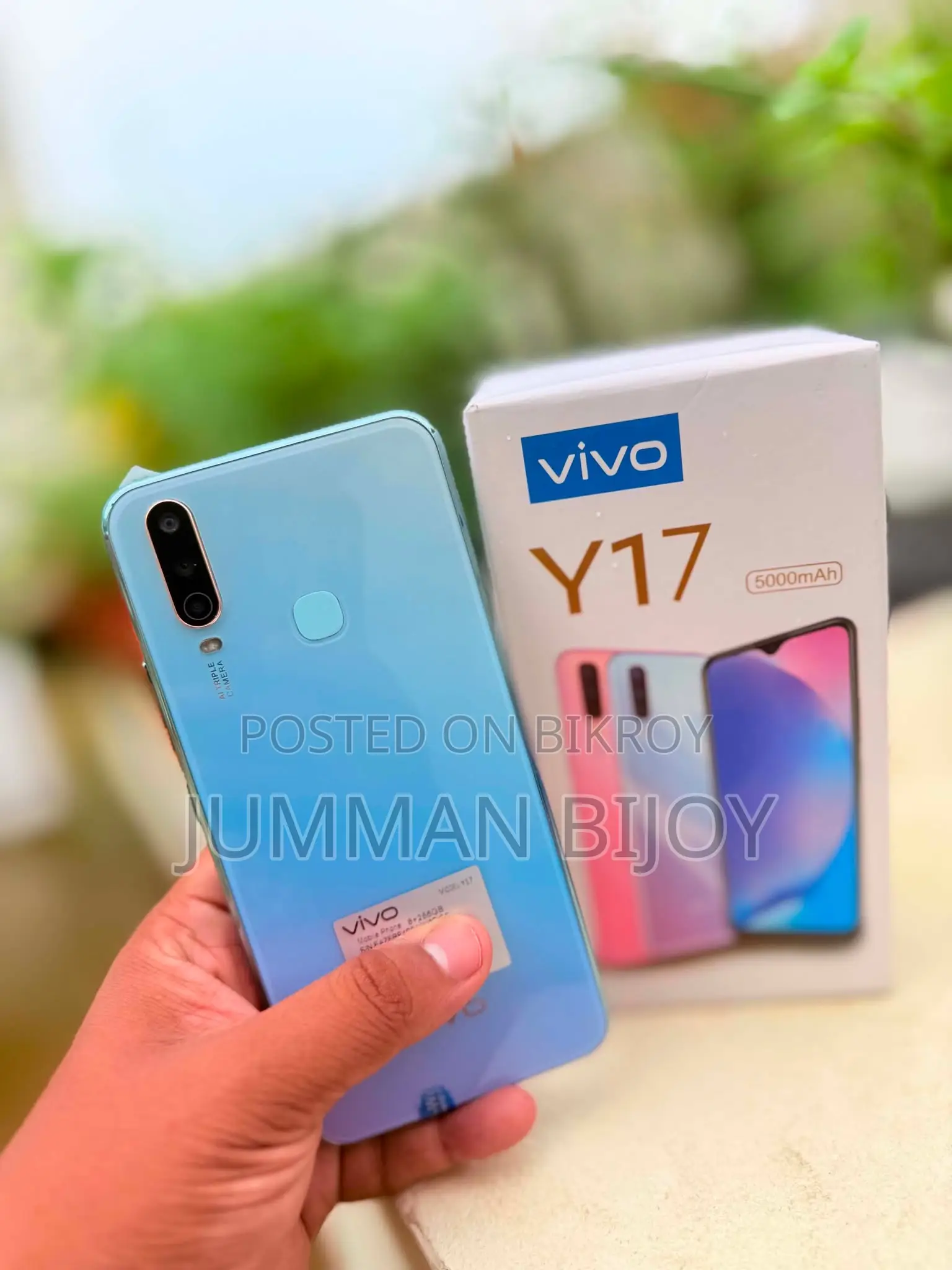 Vivo Y17 256 GB Blue