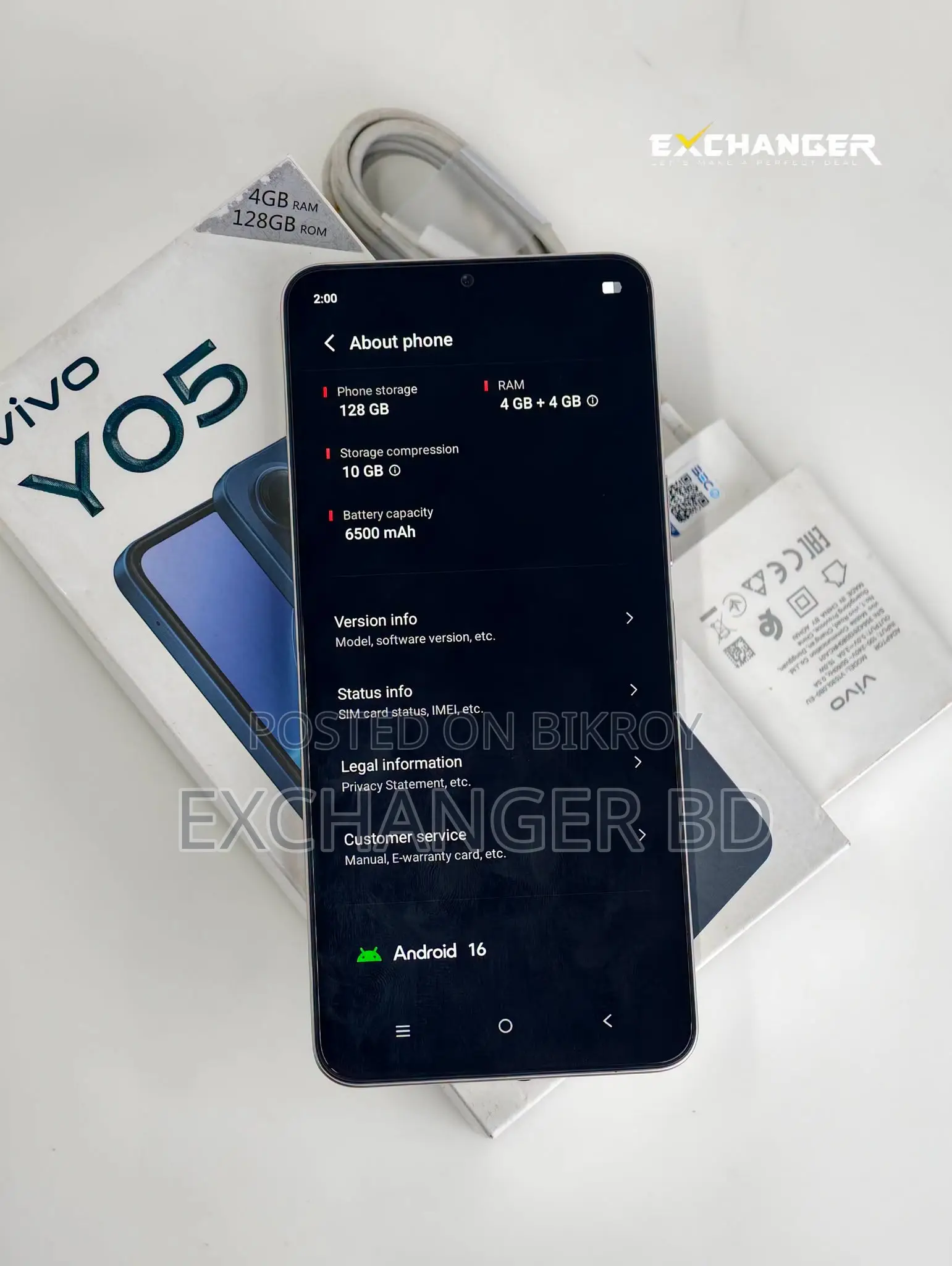 Vivo Y05 128 GB White