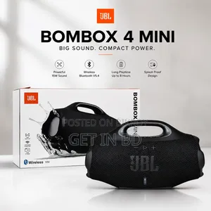 JBL Boombox 4 Mini Portable Wireless Speaker – 15W, Bluetooth 5.4, TWS