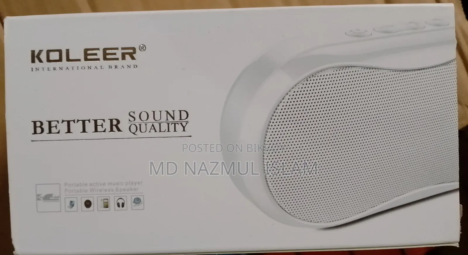 Koleer Portable Wireless Bluetooth Speaker With Superior Sound Quality