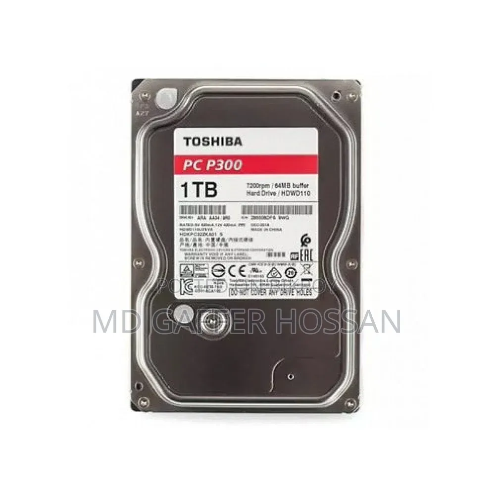 Toshiba P300 ১টিবি ডেস্কটপ পিসি ইন্টারনাল হার্ড ড্রাইভ