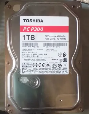 Toshiba P300 ১টিবি ডেস্কটপ পিসি ইন্টারনাল হার্ড ড্রাইভ