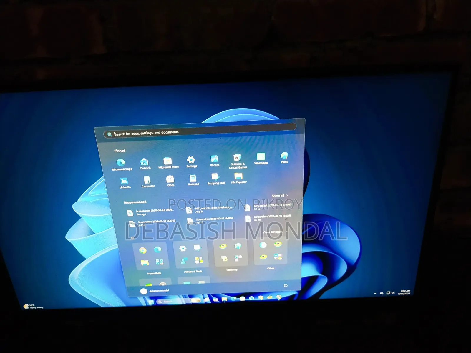 Desktop Computer 8GB Intel Core i5 SSD 256GB
