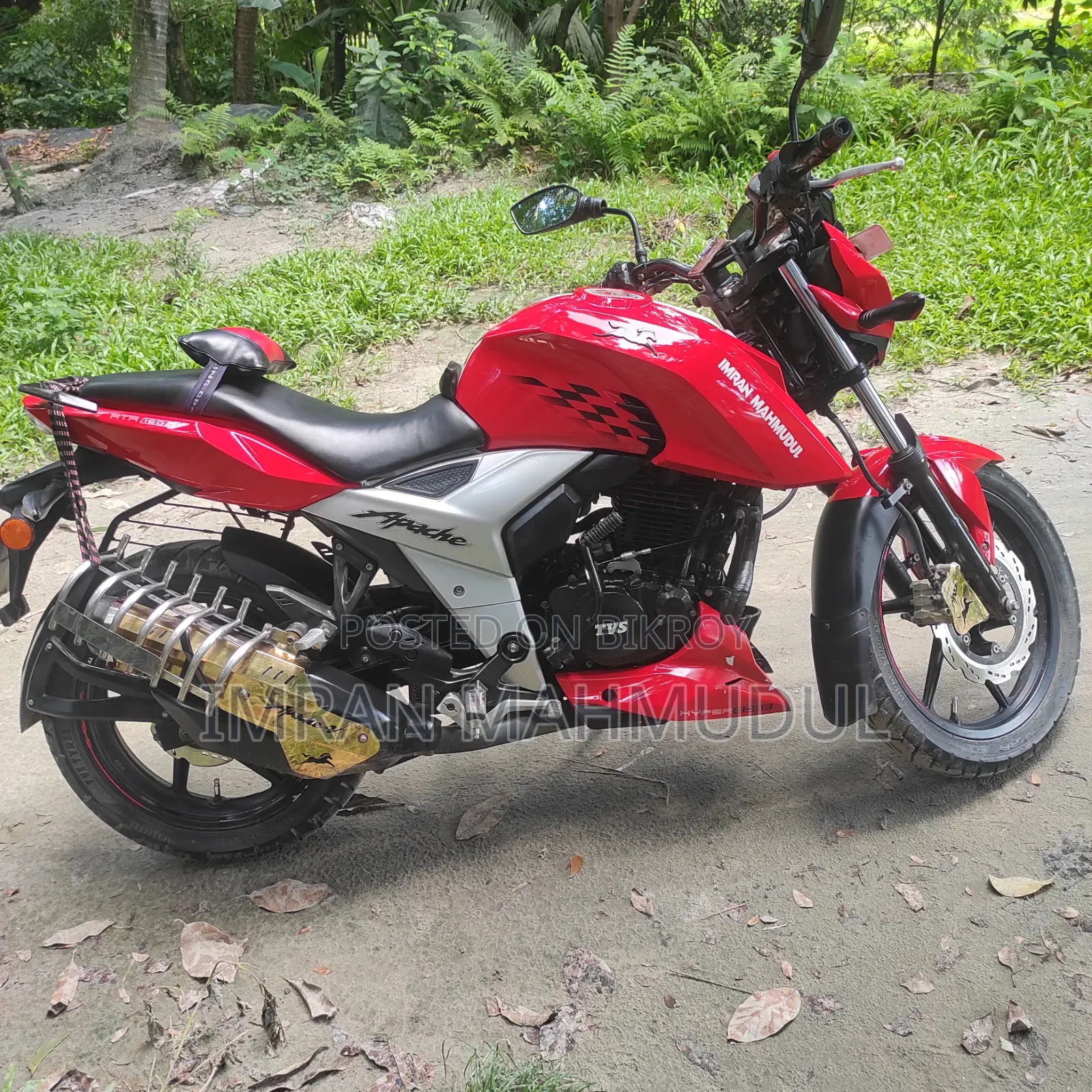 টিভিএস আপাচে আরটিআর ১৬০ ৪ভি এফআই ২০১৯ রেড