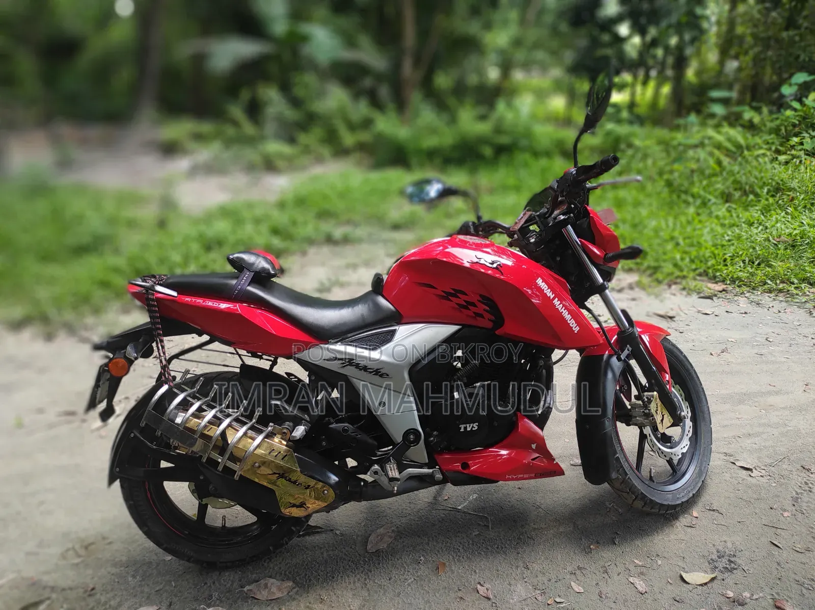 টিভিএস আপাচে আরটিআর ১৬০ ৪ভি এফআই ২০১৯ রেড