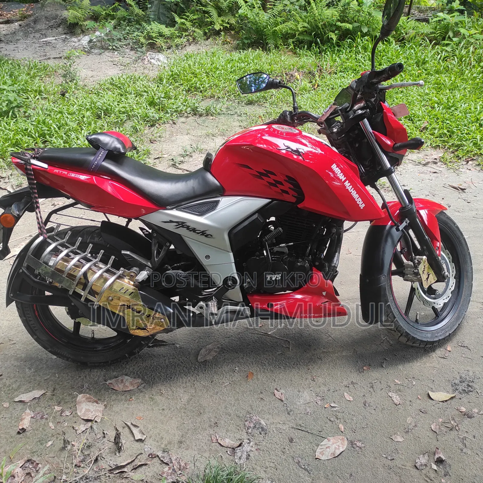 টিভিএস আপাচে আরটিআর ১৬০ ৪ভি এফআই ২০১৯ রেড
