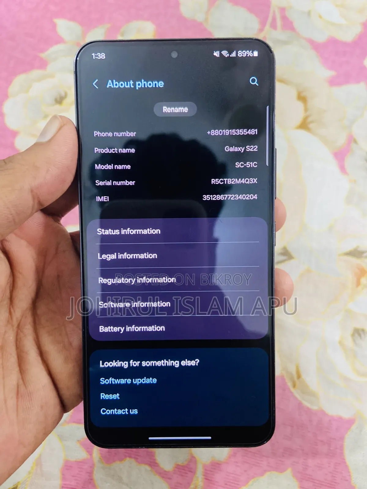 Samsung Galaxy S22 5G 256 GB Black