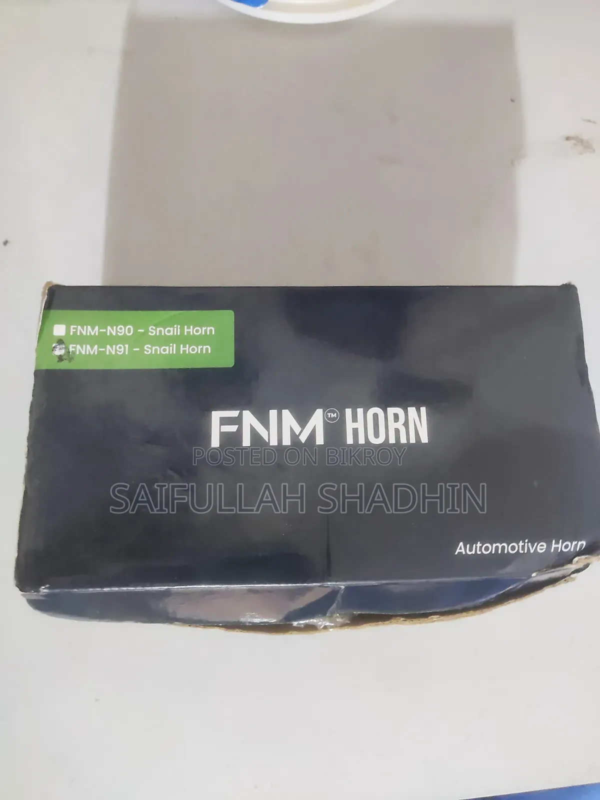Bike Snail Horn -Model FNM N91