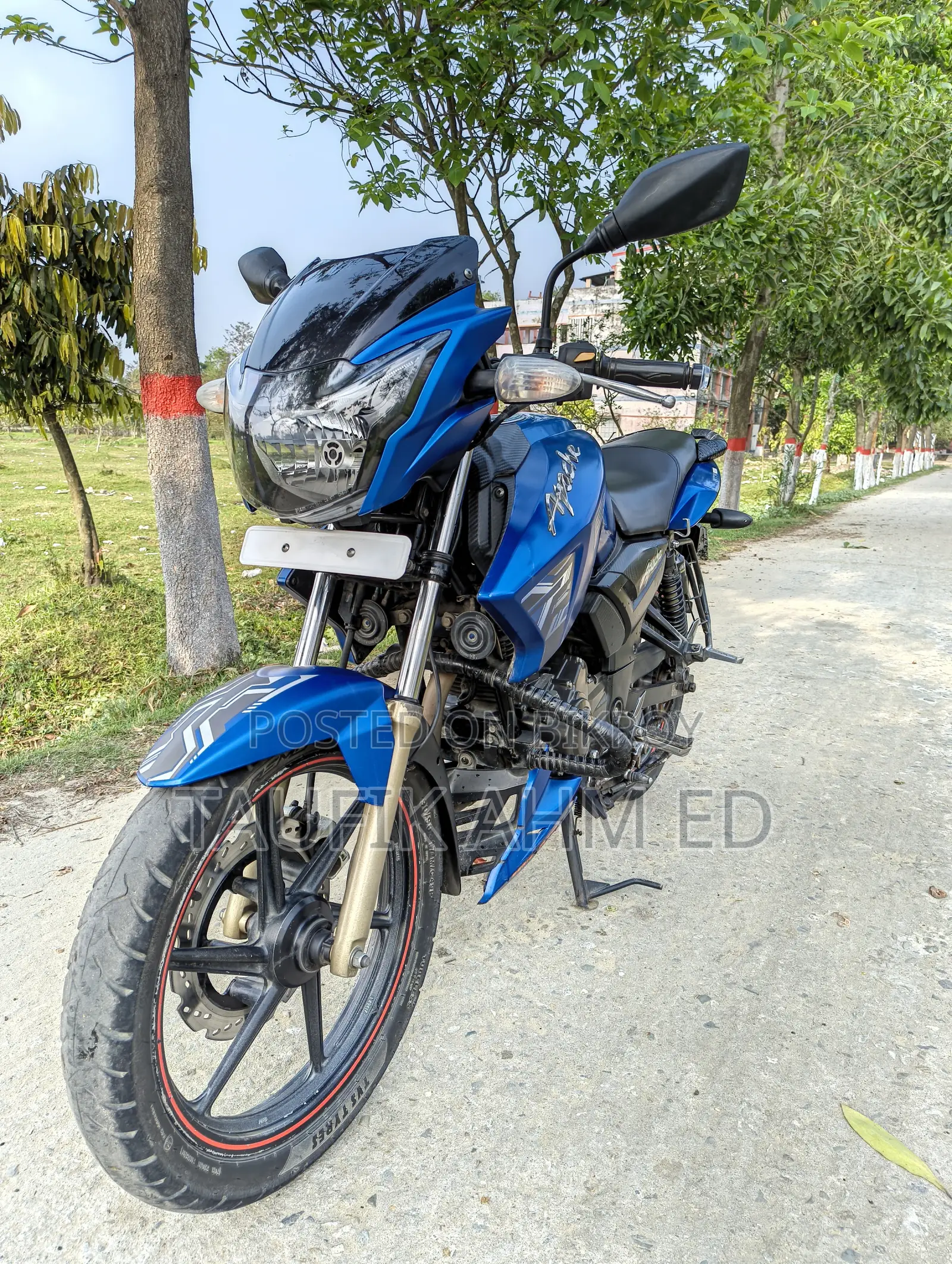 TVS Apache RTR 160 2V 2018 Blue