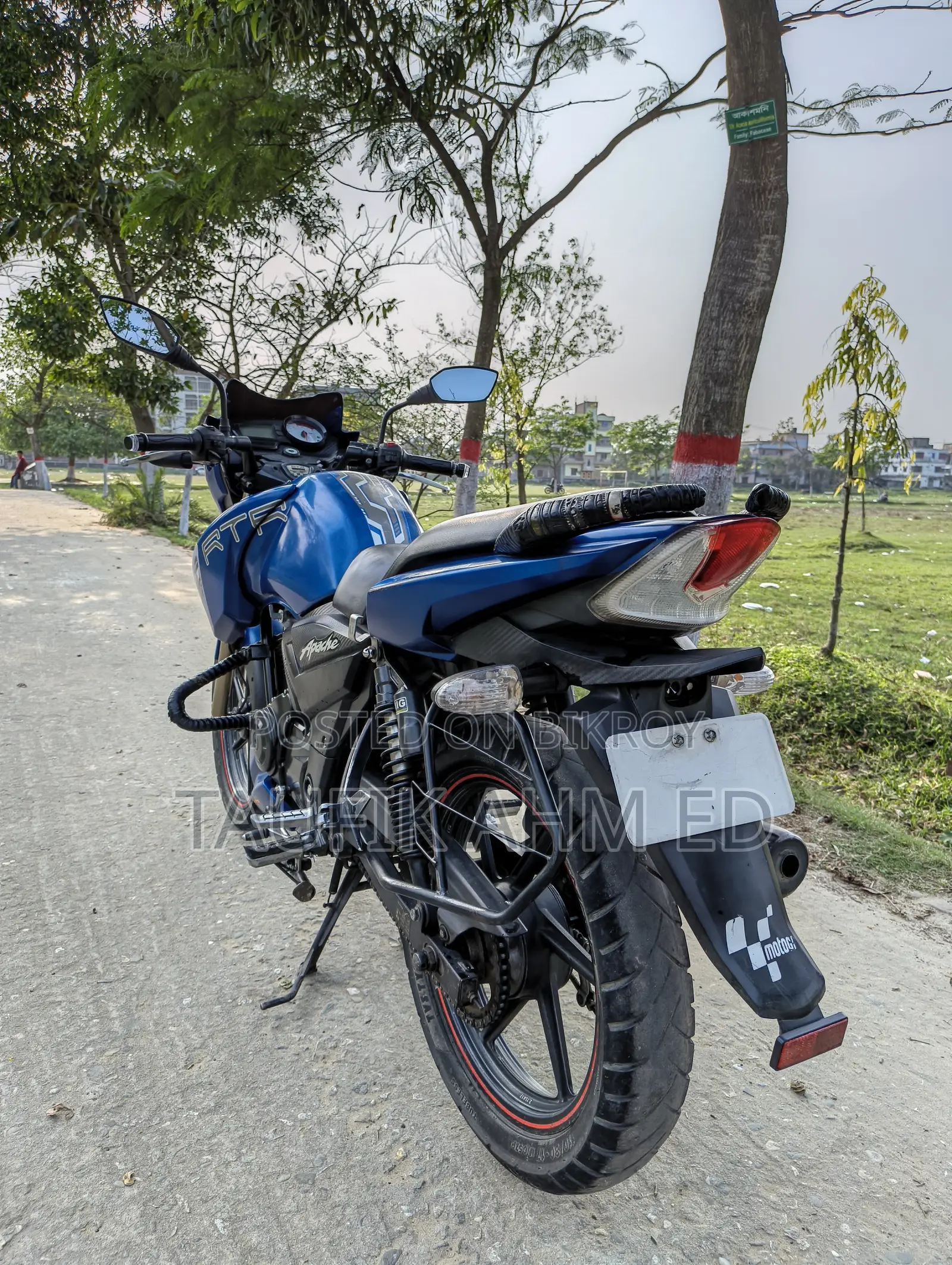 TVS Apache RTR 160 2V 2018 Blue
