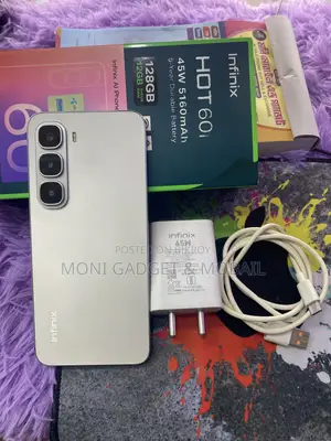 ইনফিনিক্স হট ৬০আই ১২৮ জিবি হোয়াইট