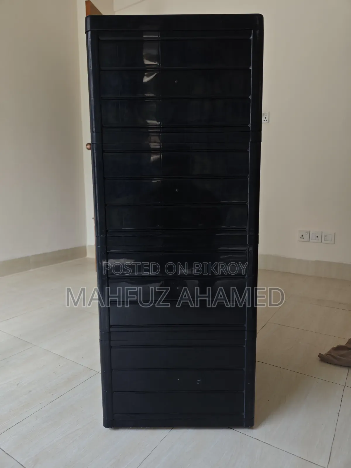 ৪-টিয়ার প্লাস্টিক আলমারি / ওয়ার্ডরোব