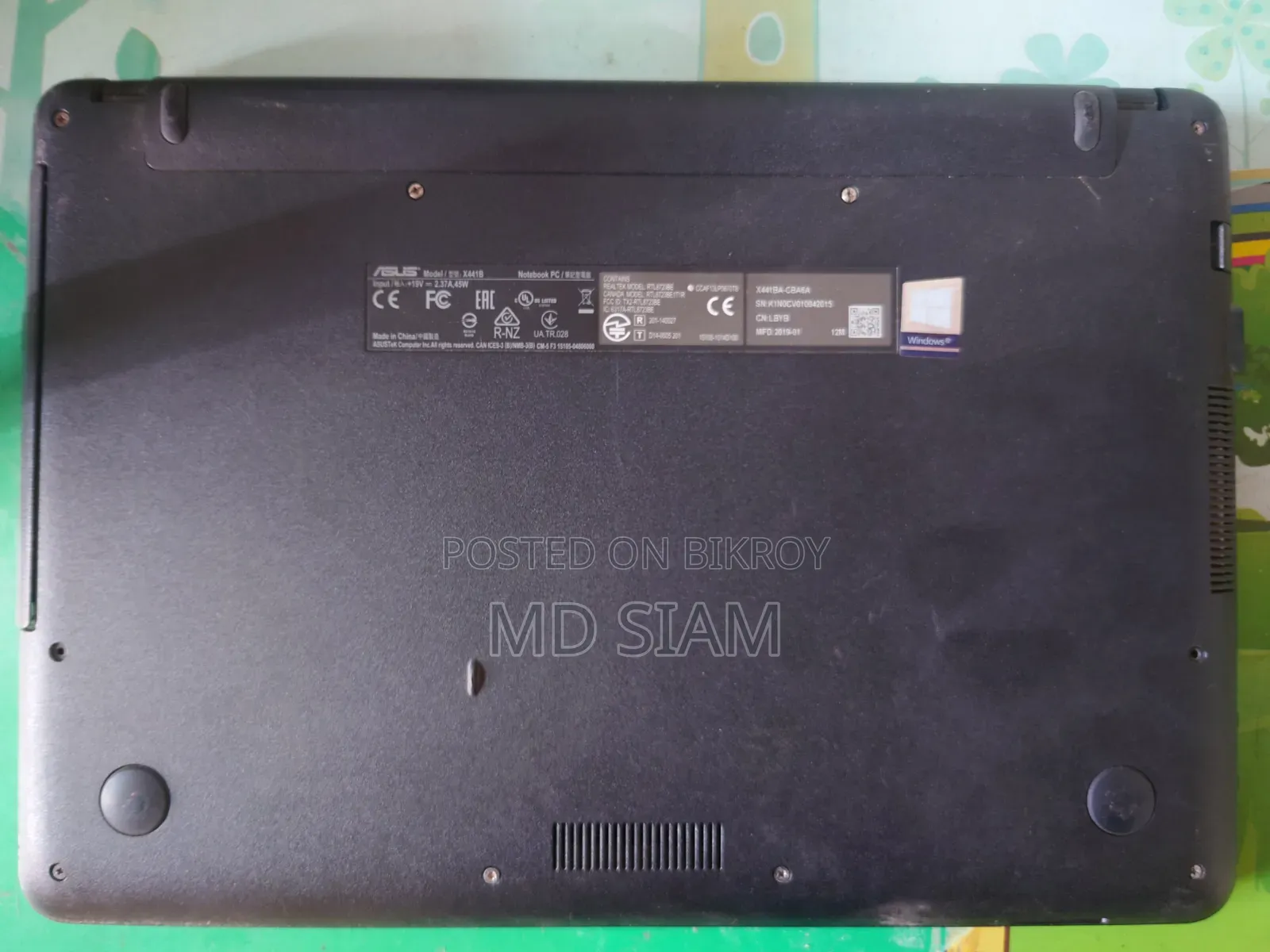 Laptop Asus X44C 4GB AMD A6 SSD 128GB