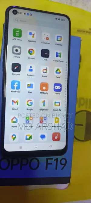 অপ্পো এফ১৯এস ১২৮ জিবি ব্লু