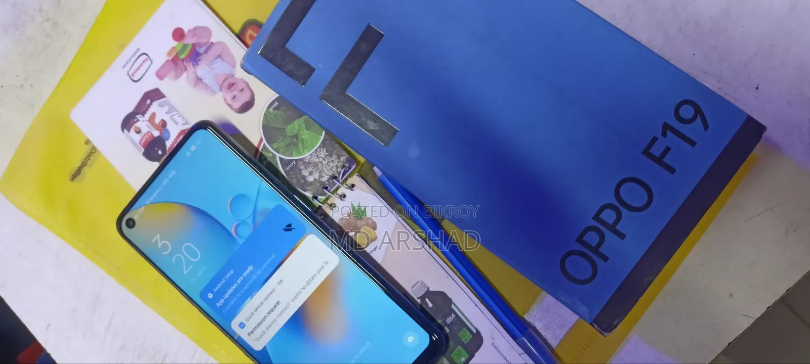 অপ্পো এফ১৯এস ১২৮ জিবি ব্লু