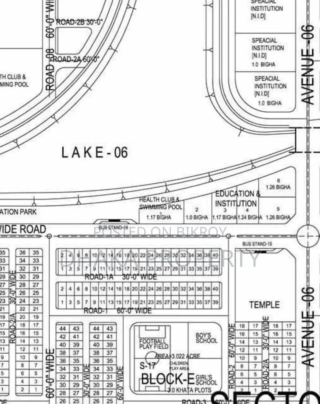 110ft Road 6 Katha Lake View North at Sector-17/E