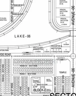 110ft Road 6 Katha Lake View North at Sector-17/E